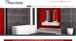 Desktop Screenshot of fliesen-scholz.com